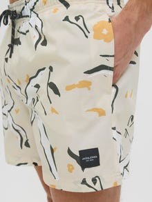 Jack & Jones Calções de banho Regular Fit -Buttercream - 12277556