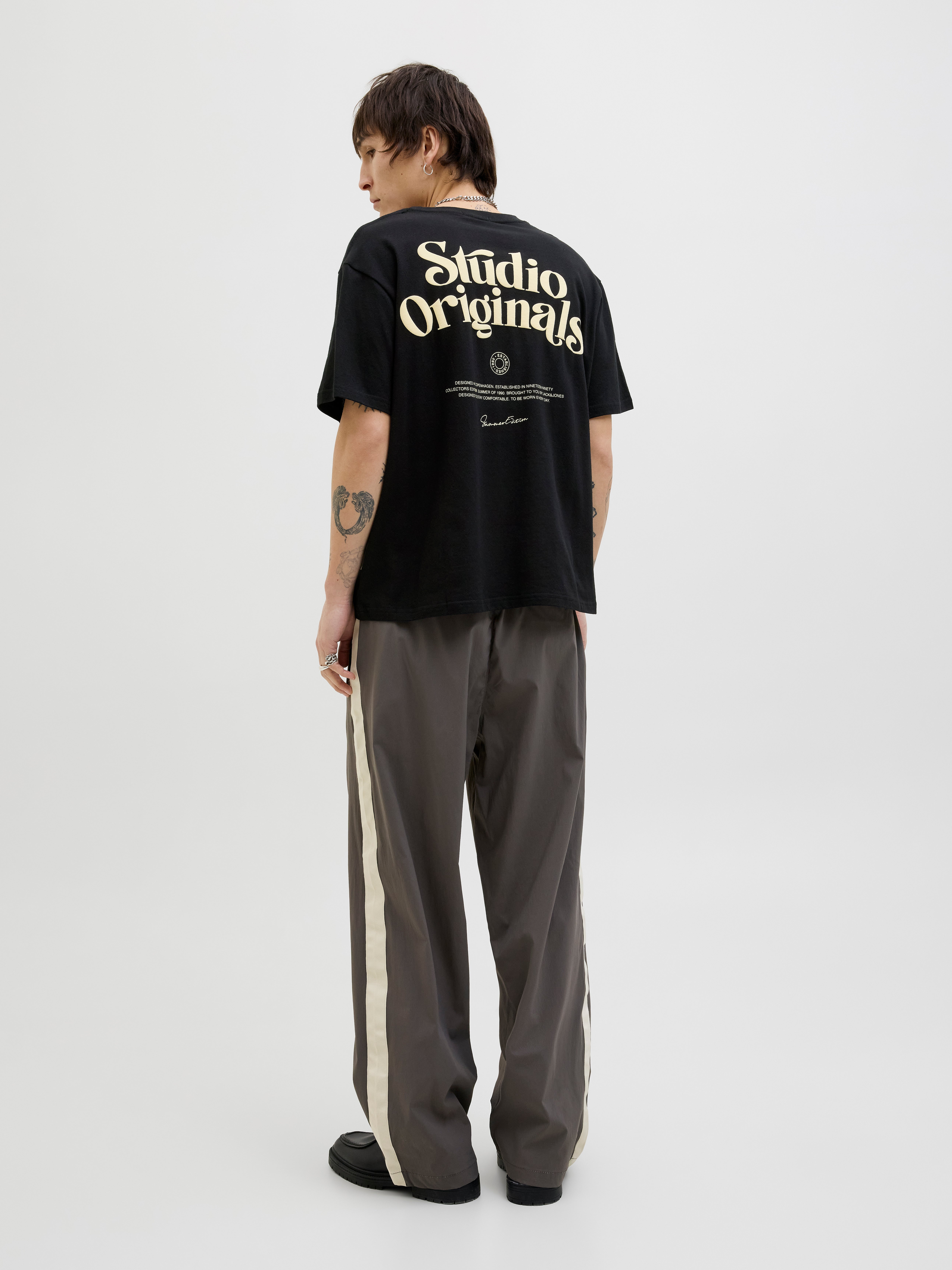 Printed T-shirt | Black | Jack & Jones®