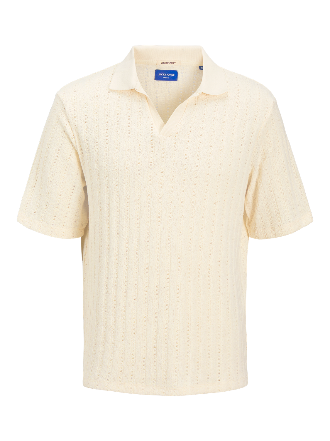 Thumbnail - Einfarbig Gestricktes Polo