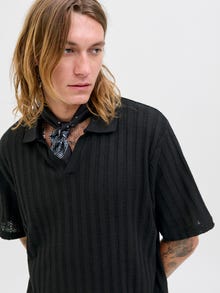 Jack & Jones Gładka Koszula polo -Black - 12277581