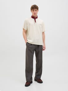 Jack & Jones Gedruckt Rundhalsausschnitt T-shirt -Antique White - 12277582
