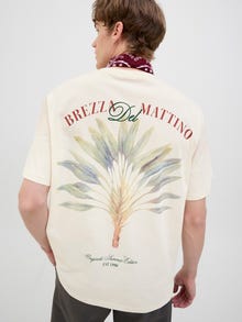 Jack & Jones Camiseta Estampado -Antique White - 12277582