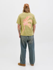 Jack & Jones T-shirt Imprimé Col ras du cou -Cedar - 12277582