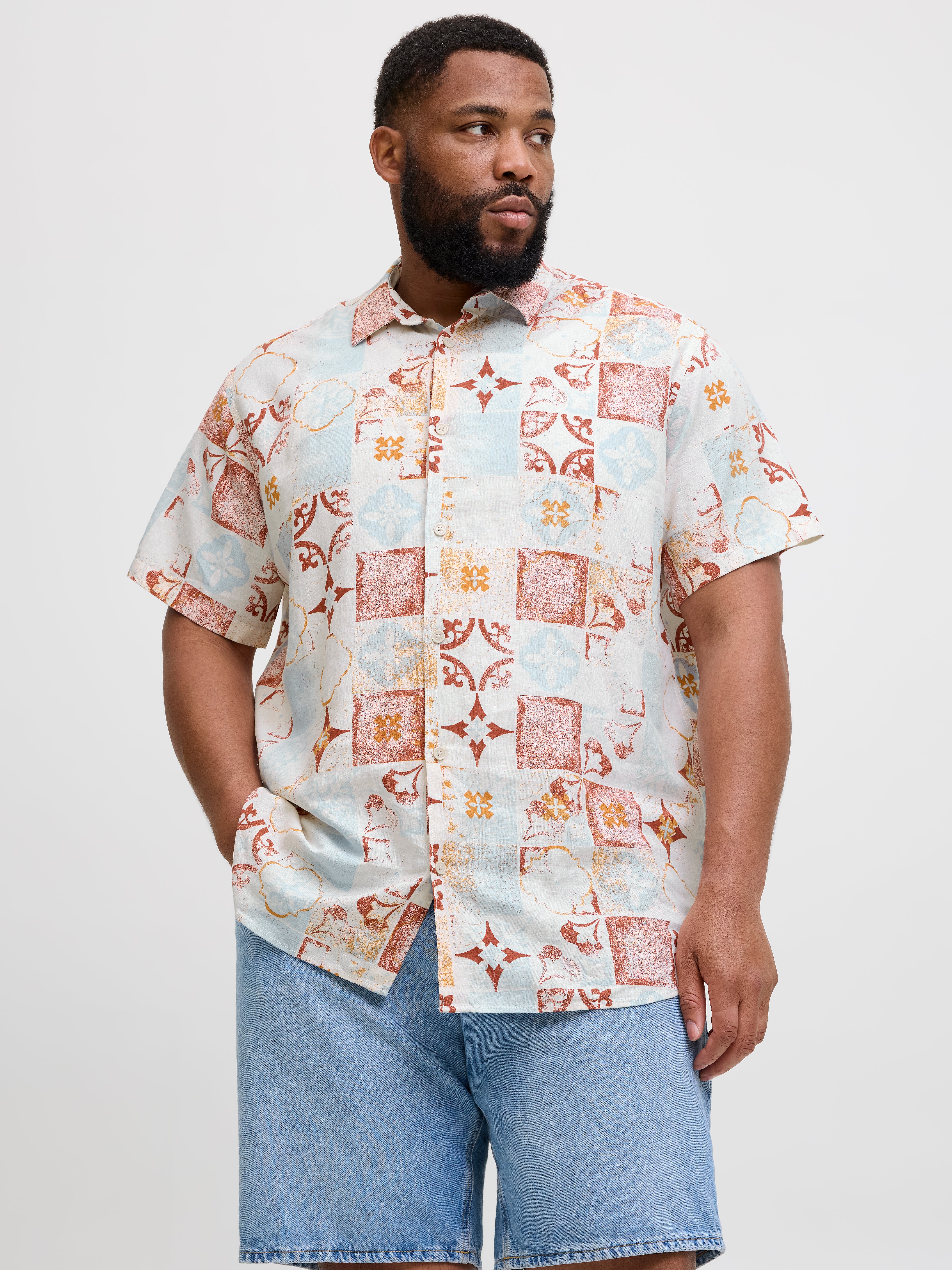 Plus Size Wide Fit Hemd