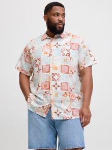 Jack & Jones Plus Size Wide Fit Shirt -Cloud Dancer - 12277649