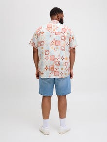 Jack & Jones Plus Size Wide Fit Shirt -Cloud Dancer - 12277649