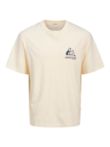 Jack & Jones Plus Size T-shirt -Antique White - 12277664