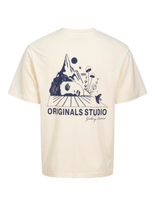 Jack & Jones Plus Size T-shirt -Antique White - 12277664