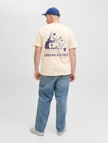 Jack & Jones Plus Size T-shirt -Antique White - 12277664