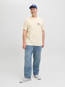 Jack & Jones Plus T-shirt -Antique White - 12277664