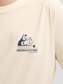 Jack & Jones Plus T-shirt -Antique White - 12277664