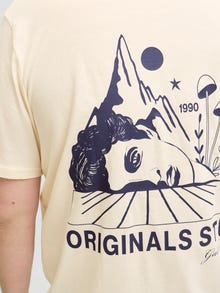 Jack & Jones Plus T-shirt -Antique White - 12277664
