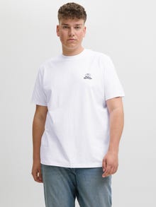 Jack & Jones Plus Size T-shirt -Bright White - 12277677