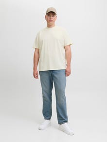 Jack & Jones Plus Size T-shirt -Sweet Corn - 12277677