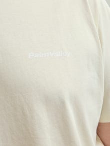 Jack & Jones Plus Size T-shirt -Sweet Corn - 12277677