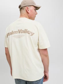 Jack & Jones Plus Size T-shirt -Sweet Corn - 12277677
