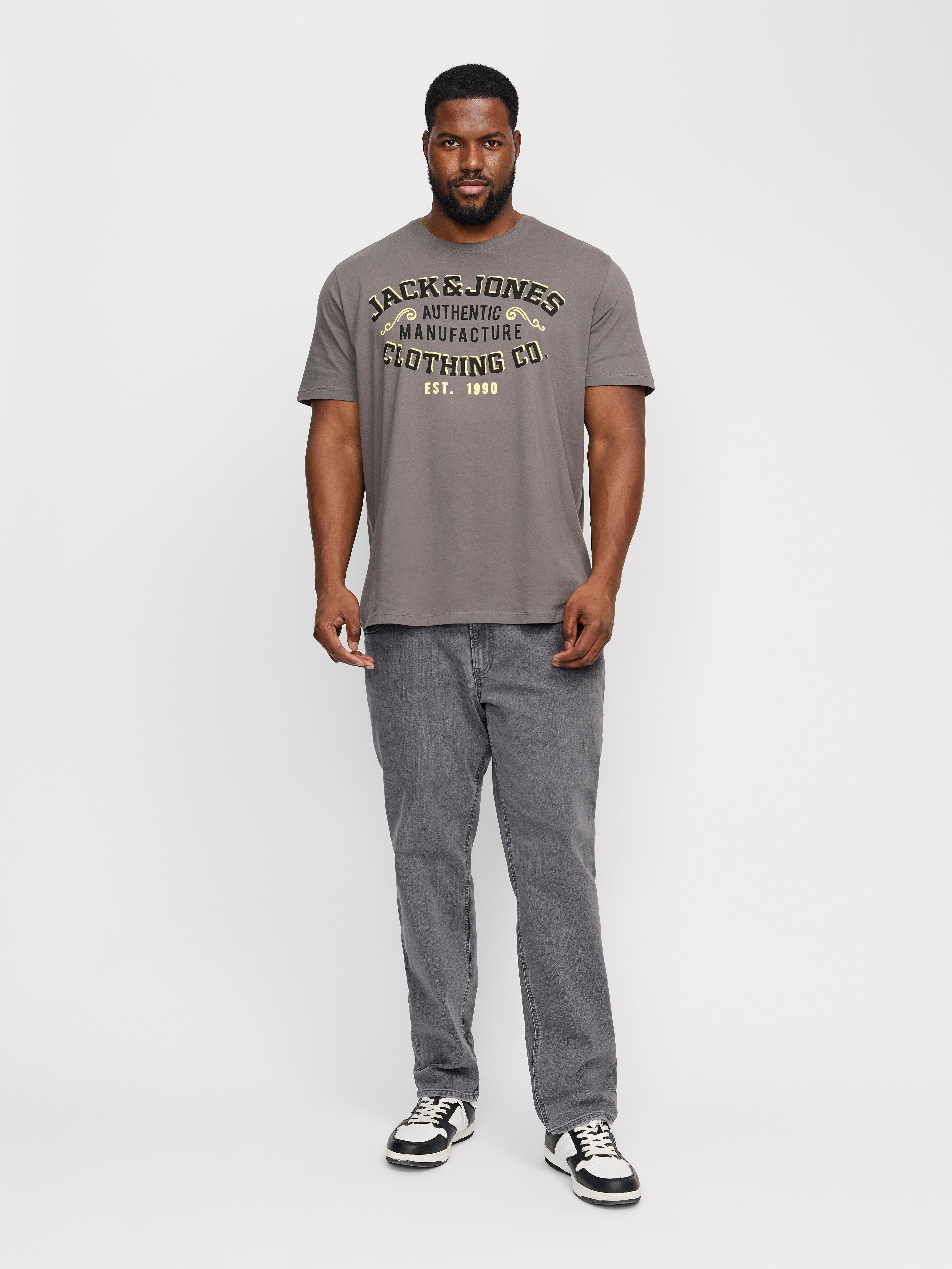Jack & Jones Jjiglenn Jjoriginal Sq 703 Noos Pls, Grey denim, 44W / 30L Jack & Jones Jjiglenn Jjoriginal Sq 703 Noos Pls, Grey denim, 44W / 30L