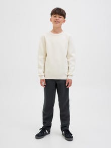 Jack & Jones Brīvi pieguļošas bikses JUNIOR -Black Sand - 12277693