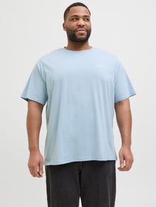 Jack & Jones Plus Size Paquete de 5 Camiseta Estampado -Chambray Blue - 12277721