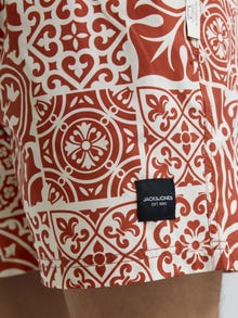 Jack & Jones Klasikinis kirpimas Maudymosi šortai -Tandoori Spice - 12277730