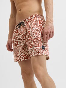 Jack & Jones Klasikinis kirpimas Maudymosi šortai -Tandoori Spice - 12277730