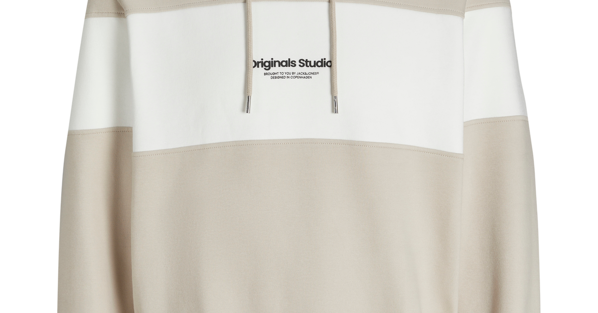 Colour block Hoodie Light Grey Jack & Jones®