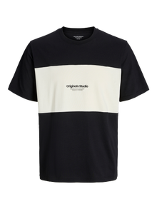 Jack & Jones Colour block T-shirt -Black - 12277742