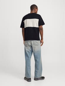Jack & Jones Colour block T-shirt -Black - 12277742