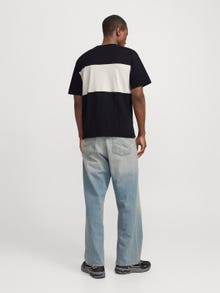 Jack & Jones Färgblockering T-shirt -Black - 12277742