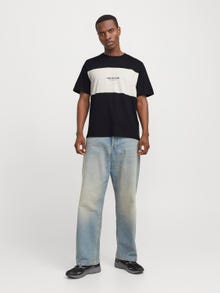 Jack & Jones Färgblockering T-shirt -Black - 12277742