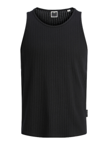 Jack & Jones Ensfarvet Tanktop -Black - 12277751