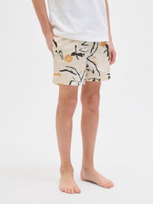 Jack & Jones Regular Fit Badeshorts Junior -Buttercream - 12277752