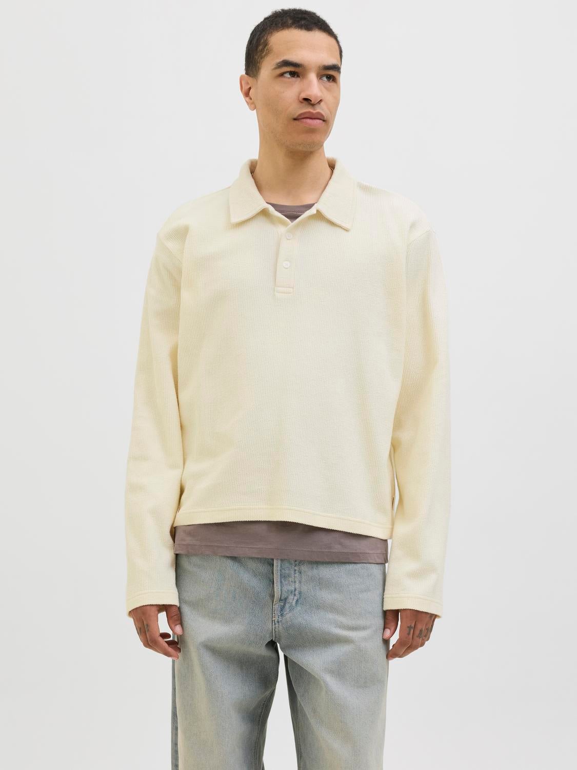 Einfarbig Sweatshirt