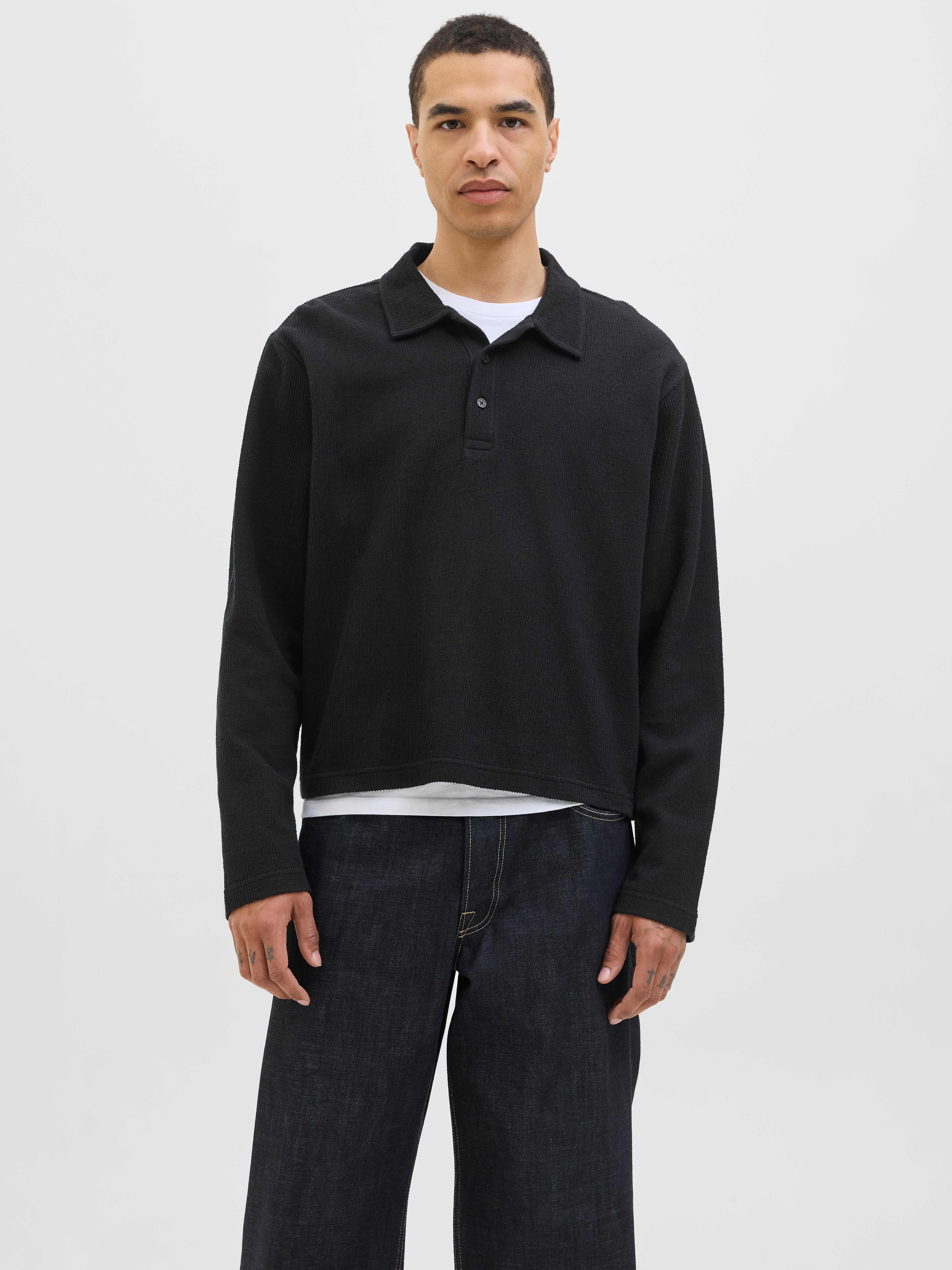 Einfarbig Sweatshirt