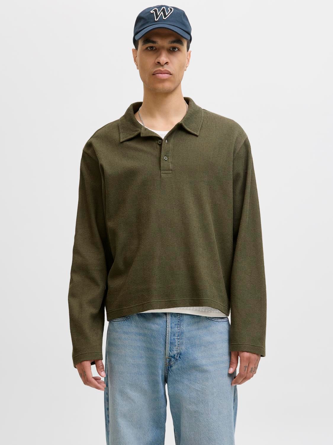 Einfarbig Sweatshirt