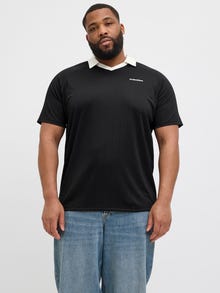 Jack & Jones Plus Size Polo -Black - 12277948