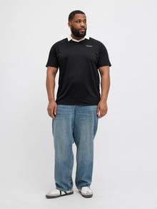 Jack & Jones Plus Size Polo -Black - 12277948
