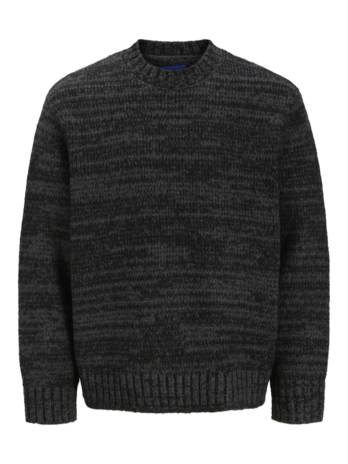 Einfarbig Strickpullover