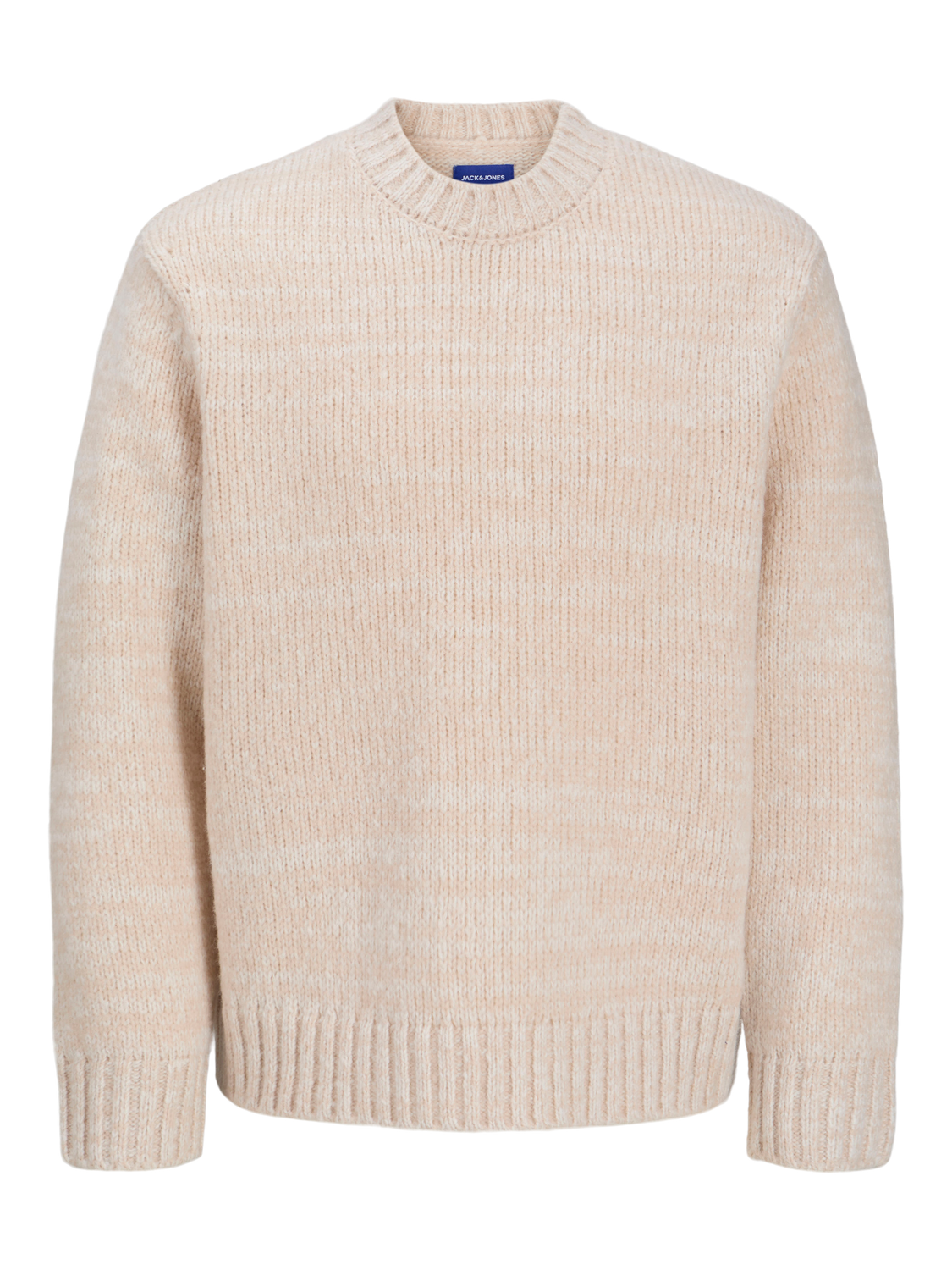 Einfarbig Strickpullover