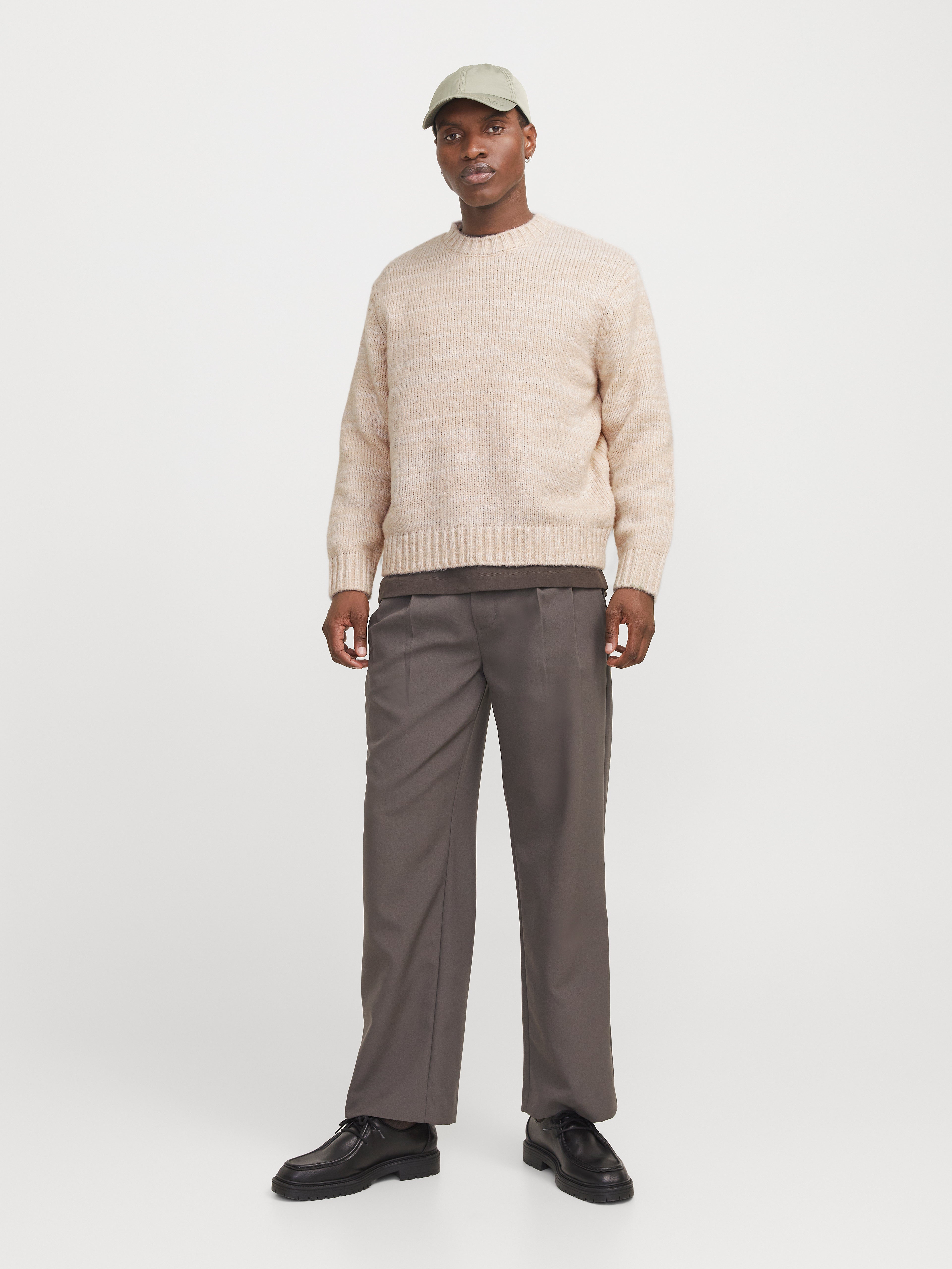 Thumbnail - Einfarbig Strickpullover