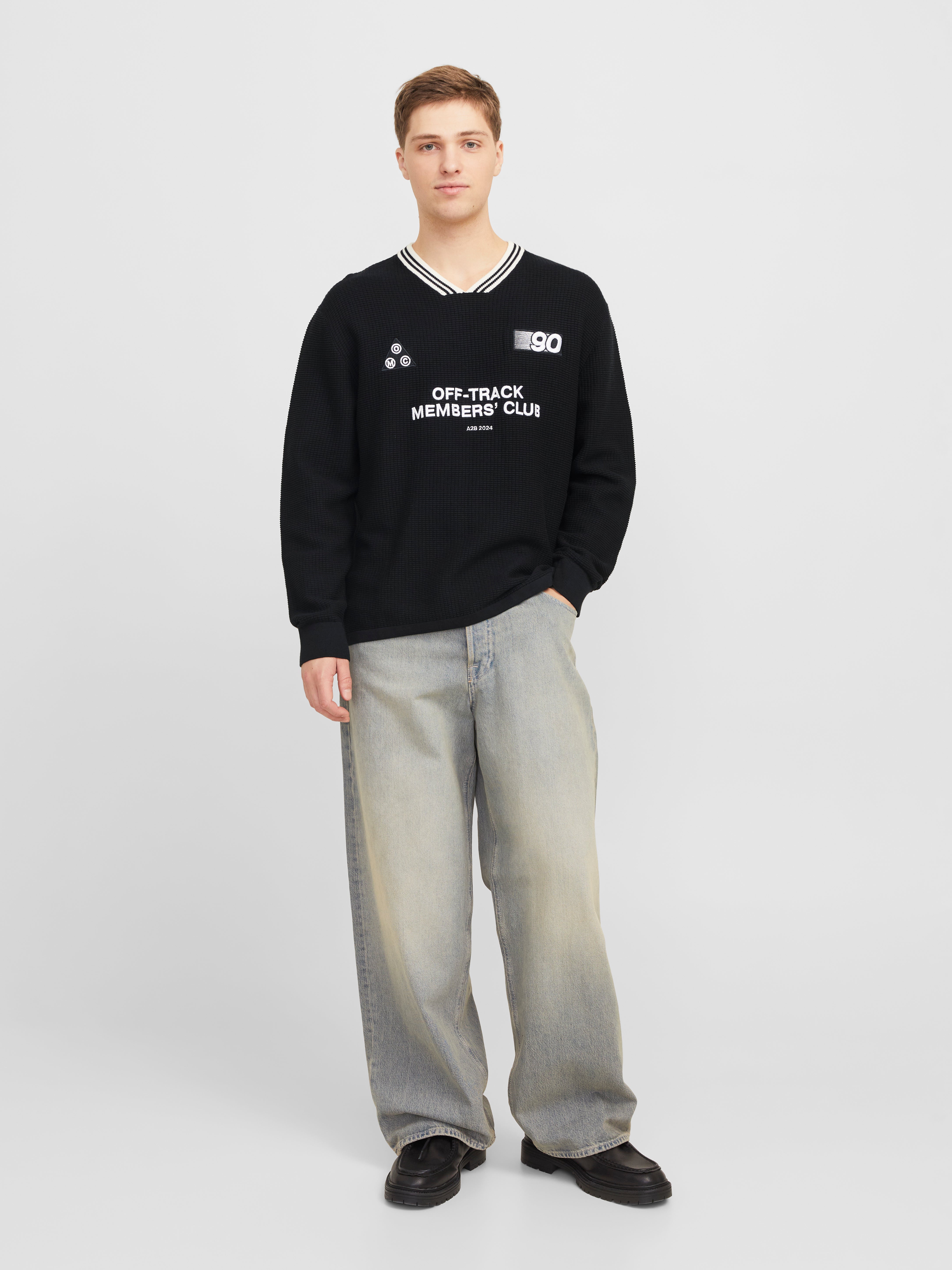 Thumbnail - Gedruckt Strickpullover