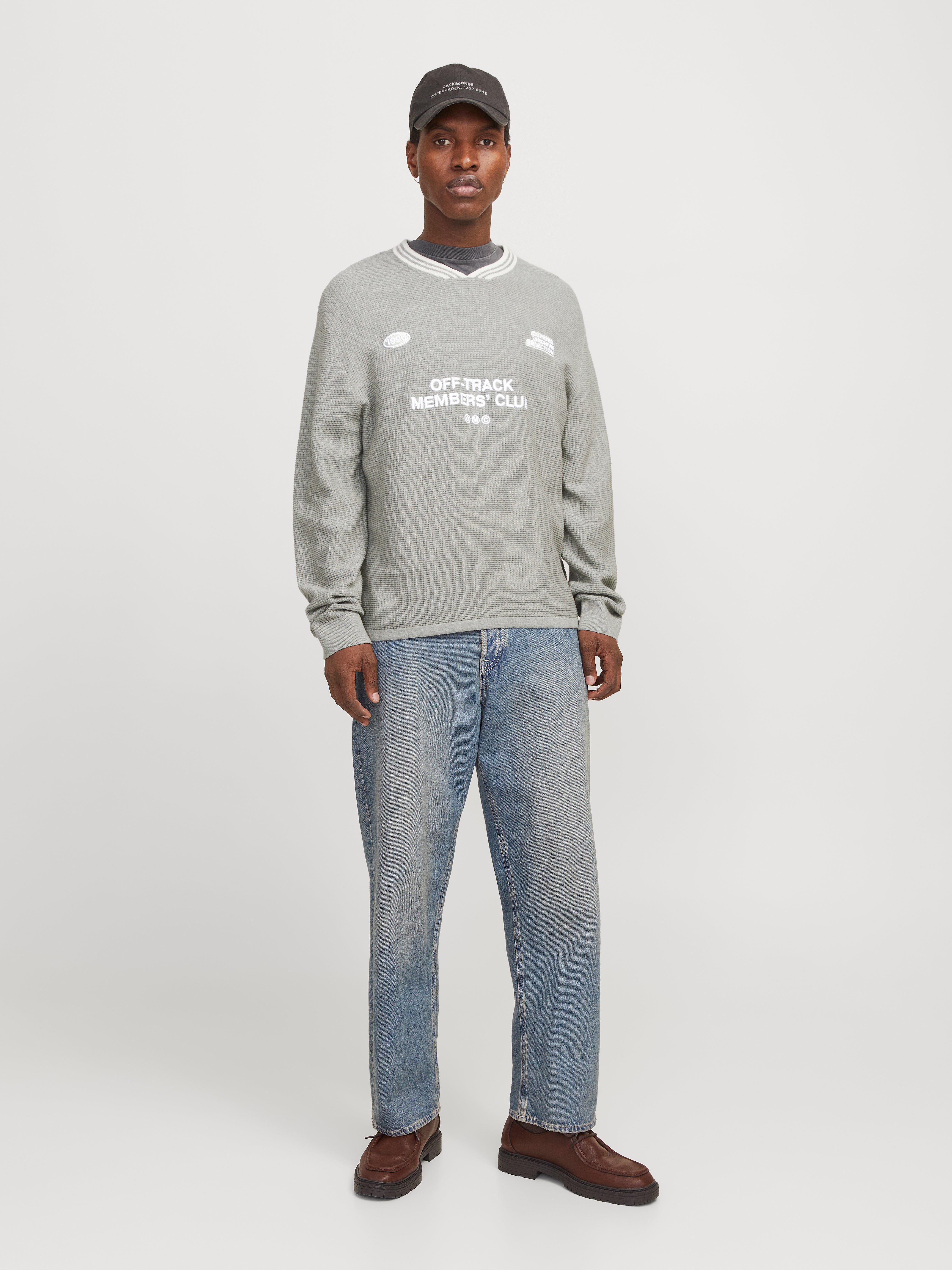 Thumbnail - Gedruckt Strickpullover