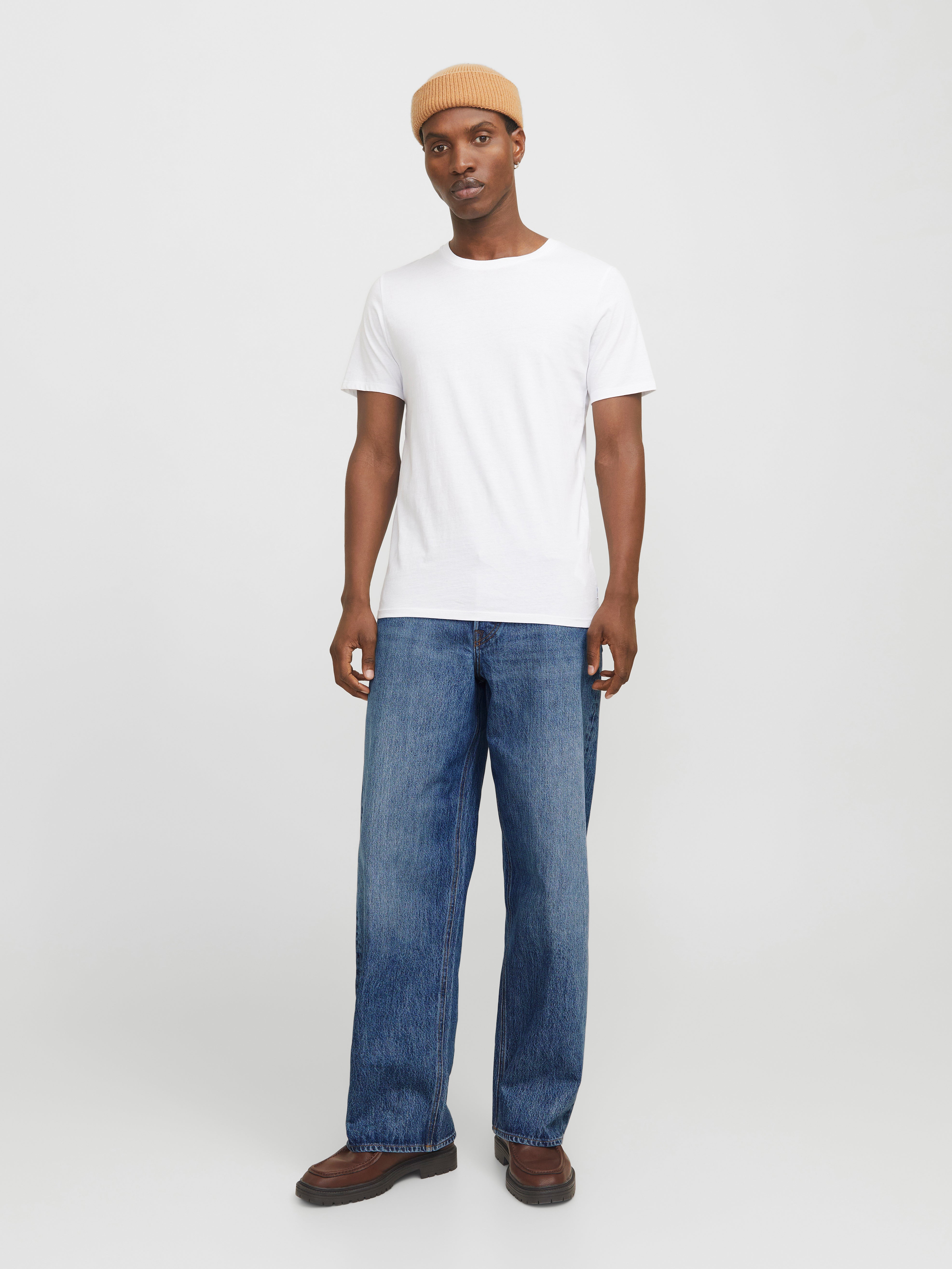 Jack & Jones JJIDAVE JJCOOPER - Baggy jeans - blue denim/blauw denim Jack & Jones JJIDAVE JJCOOPER - Baggy jeans - blue denim/blauw denim