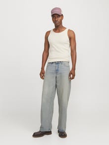 Jack & Jones JJIDAVE JJCOOPER AM 888 NOOS Jeansy o kroju wide -Blue Denim - 12278009