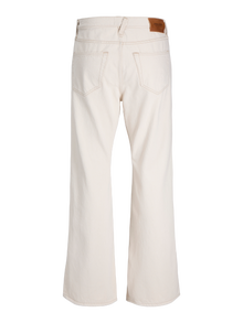 Jack & Jones JJITOBY JJCOOPER AM 469 LN Jeans med utsvingt passform -Ecru - 12278012