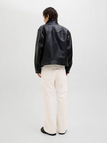 Jack & Jones JJITOBY JJCOOPER AM 469 LN Jeans med utsvingt passform -Ecru - 12278012