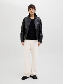 Jack & Jones JJITOBY JJCOOPER AM 469 LN Jeans med utsvingt passform -Ecru - 12278012