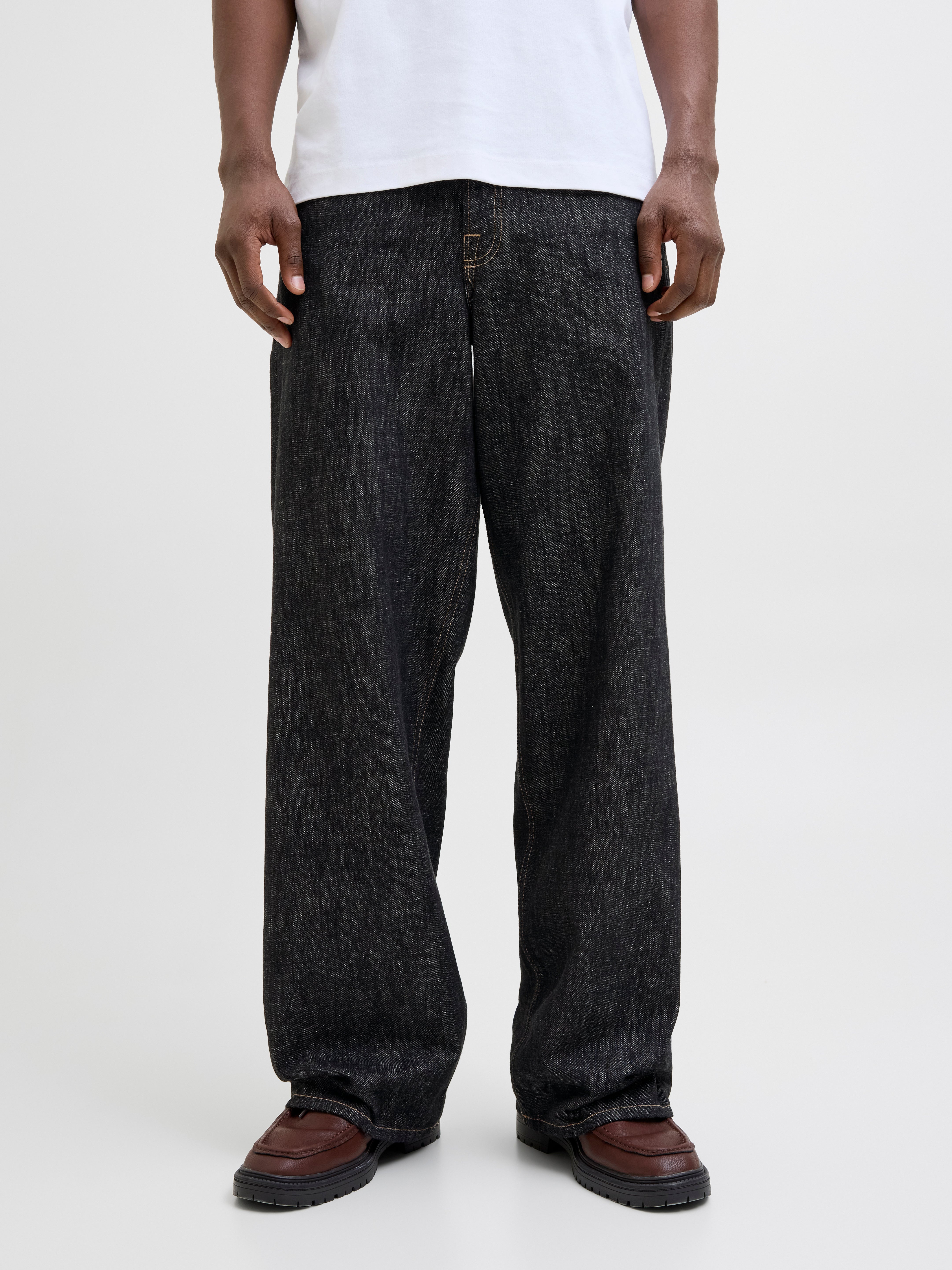 JJIDAVE JJCLASSIC Wide Fit Jeans