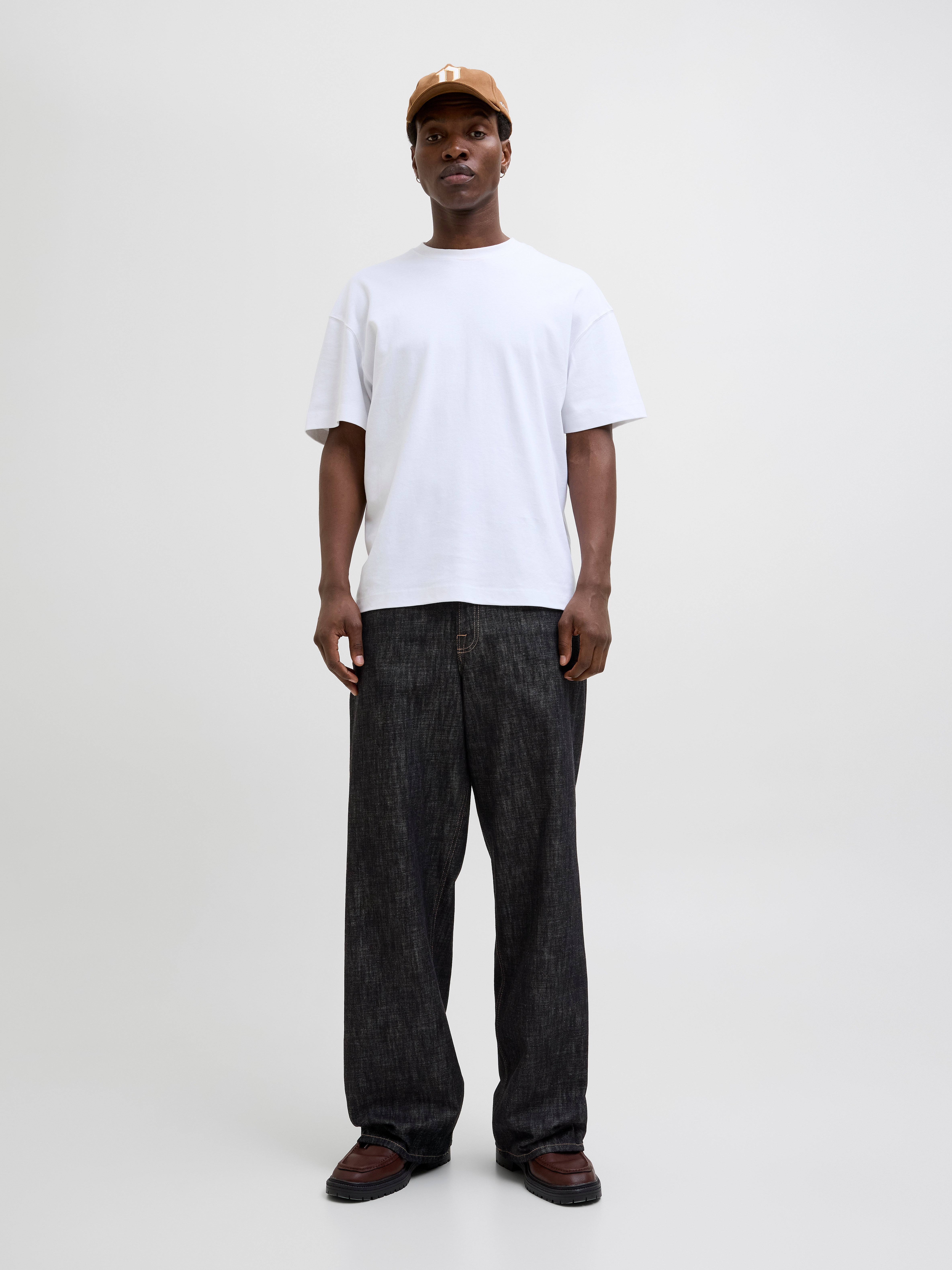 JJIDAVE JJCLASSIC BA 363 NOOS Wide fit jeans | Sort | Jack & Jones®