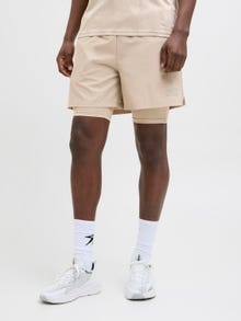 Jack & Jones Sport Shorts CNZ -Pure Cashmere - 12278063